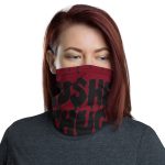 Stay Safe Kosher Thugs Face Mask (Black on Red)