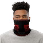 Maroon Kosher Thugs  on Black Neck Gaiter